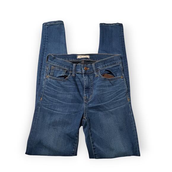 Madewell High-Rise Roadtripper Jeans SIZE 26 x 30 Blue Wash Stretch Denim - Picture 11 of 14